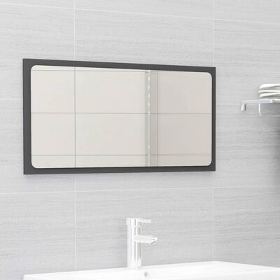 vidaXL vannitoamööblikomplekt, hall, puitlaastplaat