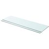 vidaXL riiulid 2 klaasist paneeli 90 x 25 cm
