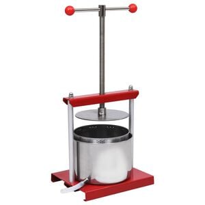 vidaXL puuviljapress, roostevaba teras 6 l