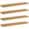 vidaXL Seinariiul 4 tk Beež 120 x 23,5 x 3,8 cm Tehispuit