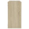vidaXL kuubikukujulised seinariiulid 4 tk, Sonoma tamm, 30x15x30 cm
