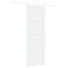 vidaXL Libisev uks Valge 83 x 232 cm Toekas m&auml;nnipuit