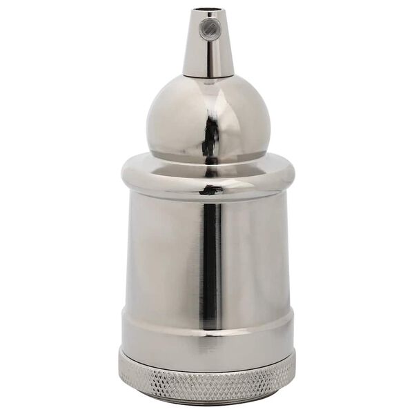 vidaXL Lambihoidjad 2 tk Satin Nickel E27