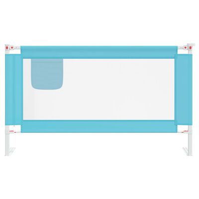 vidaXL voodipiire väikelapse voodile, sinine, 140 x 25 cm, kangas