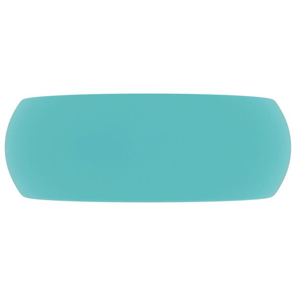 vidaXL luksuslik valamu &uuml;mar, matt heleroheline, 40x15 cm, keraamiline