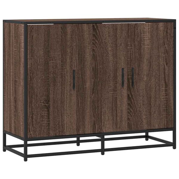 vidaXL puhvetkapp pruun tamm 94x35x76 cm Engineered Wood
