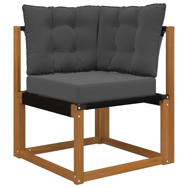 vidaXL V&auml;lim&ouml;&ouml;blitugi patja 3 pcs Antratsiit Pol&uuml;ester