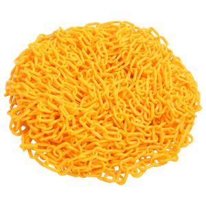 vidaXL hoiatuskett, kollane, plast, 100 m, &Oslash;6 mm