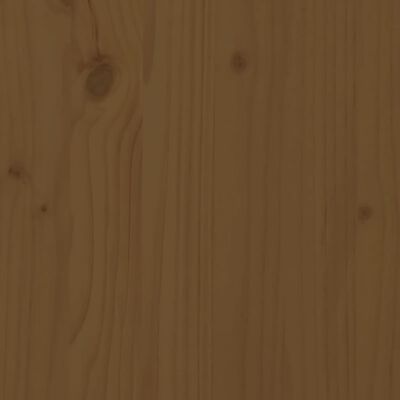 vidaXL aiapink, meepruun, 80x38x45 cm, männipuit