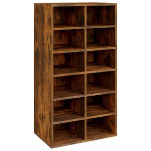 vidaXL kingariiul, suitsutatud tamm, 54 x 34 x 100,5 cm, tehispuit