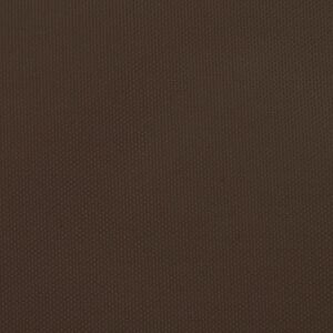 vidaXL oxford-kangast p&auml;ikesepuri, kolmnurkne, 3 x 3 x 3 m, pruun