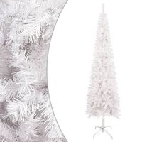 vidaXL kitsas jõulukuusk, valge, 180 cm