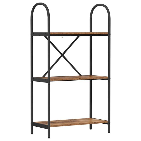 vidaXL Raamatukapp Vana puit 60 x 30 x 109 cm Tehispuit