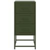 vidaXL öökapp, oliiviroheline, 36x39x78 cm, teras