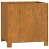 vidaXL jalgadega taimekast, rooste, 40 x 40 x 40 cm, Corten teras