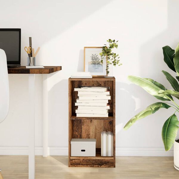 vidaXL raamaturiiul, vana puit, 40x24x76 cm, tehispuit