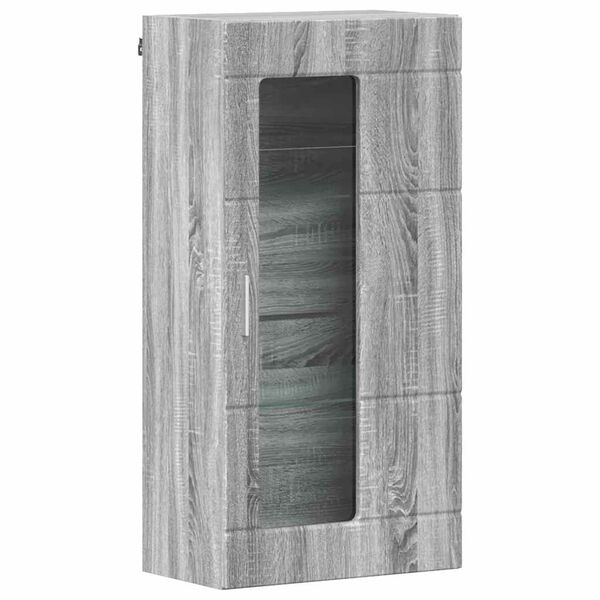 vidaXL Seinale kinnitatav kapp Hall Sonoma 55 x 29 x 100 cm Tehispuit