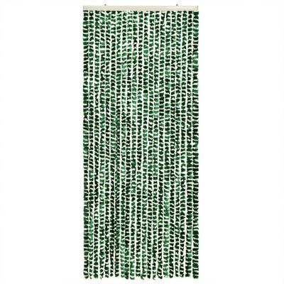 vidaXL putukakardin, roheline ja valge, 100 x 200 cm, šenill