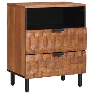 vidaXL &Ouml;&ouml;lambi kapp sahtliga Pruun 50 x 33 x 62 cm Tugev mango puu