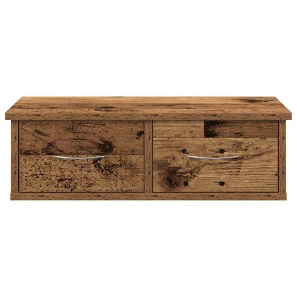 vidaXL Seinakapp Vana puit 60x26x18,5 cm Engineered Wood
