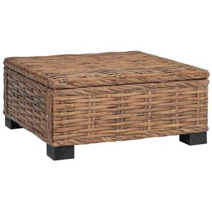 vidaXL Kohvilaud GENDT Looduslik rattan Naturaalne 67 x 60 x 30 cm