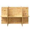 vidaXL Terrariumi alus Pruun 80 x 50 x 50 cm OSB