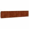 vidaXL murupiirded 10 tk, 20x103 cm, painduv Corten teras