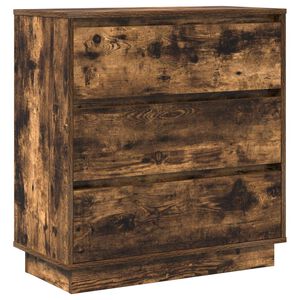 vidaXL &Ouml;&ouml;lambi kapp Suitsetatud tamm 71 x 34,5 x 75 cm Tehispuit