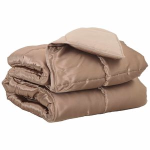 vidaXL T&auml;ispika aasta tekk Kuldne 200 x 140 cm Satiin ja mikrofiber