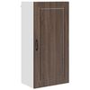 vidaXL Seinekapp PORTO Pruun tamme 50 x 31 x 100 cm Tehispuit