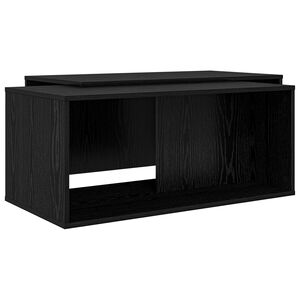 vidaXL Kohvilauda komplekt 2 pcs Must tamm Tehispuit