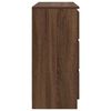 vidaXL puhvetkapp pruun tamm 100x35x76 cm Engineered Wood