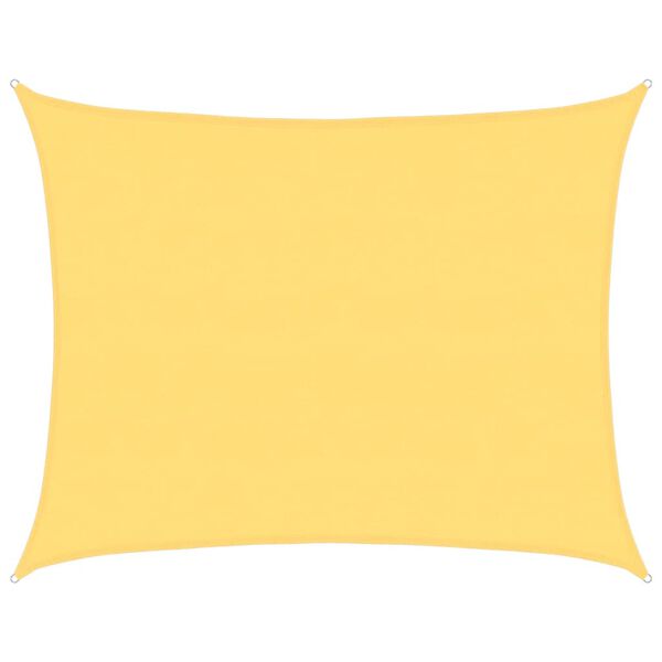 vidaXL päikesepuri 160 g/m² beež 6 x 7 m HDPE