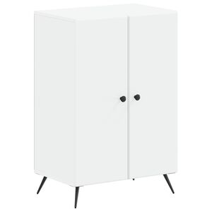 vidaXL Kinga kapp BREDA 59,5 x 39,5 x 90 cm Tehispuit Valge