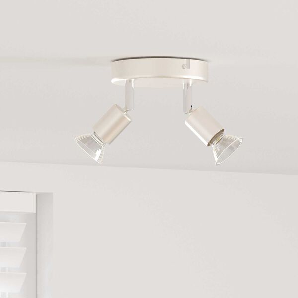 vidaXL Lae kohtvalgusti Harjatud nikkel 12 x 8 cm Teras