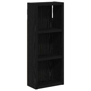 vidaXL Vannitoa seinakapp Must Tamm 20 x 10 x 50 cm T&ouml;&ouml;deldud puit