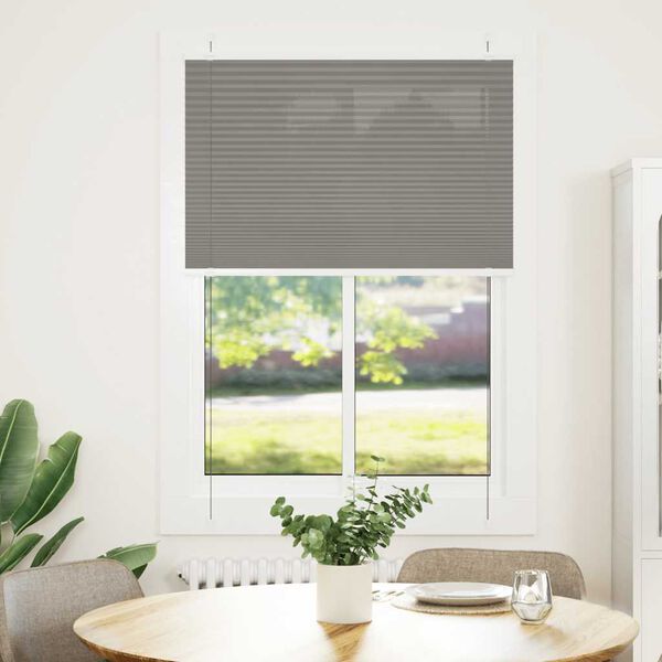 vidaXL plisseeritud ruloo antratsiit 90x150 cm kanga laius 89,4 cm