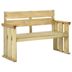 vidaXL aiapink, 121 cm, immutatud m&auml;nnipuit