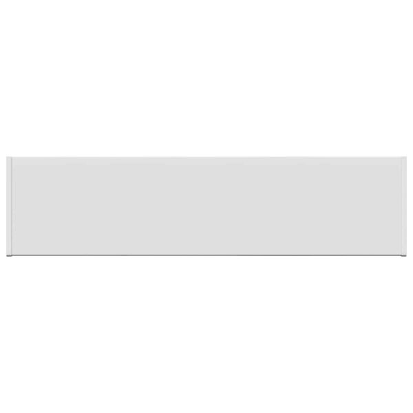 vidaXL Akna aluskate Valge 80 x 20 x 4,5 cm PVC