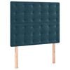 vidaXL peatsiplaat, tumesinine, 80 x 5 x 118/128 cm, samet