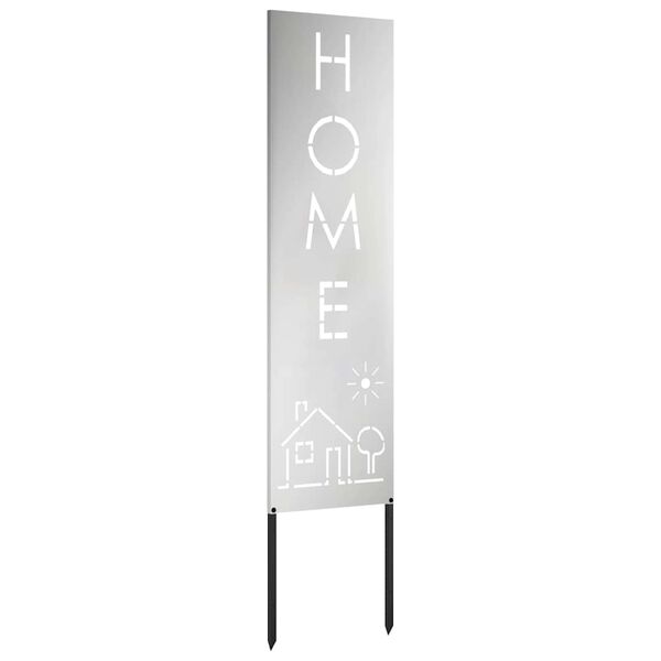 vidaXL Aia privaatsuse kate Hõbedane 32 x 140 cm Tsingitud teras