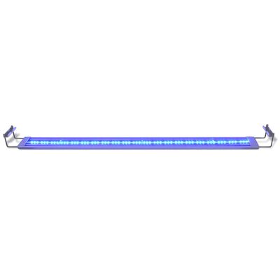vidaXL LED-valgusega akvaariumilamp 120-130 cm, alumiinium IP67