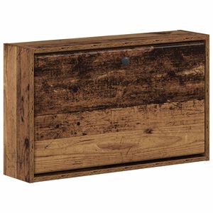 vidaXL Seinale kinnitatav jalan&otilde;ude kapp BREDA 71 x 17 x 43 cm