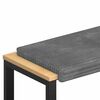 vidaXL Pingipadja Pl&uuml;&uuml;&scaron;ist korduroy Helehall S&uuml;gavus 35 cm