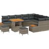vidaXL Aia Diivanikomplekt padjaga 12 pcs Hall