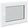 vidaXL Keldriakendus RISOR 80 x 70 cm PVC ja klaas Valge