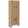 vidaXL K&otilde;rgushein 2 pcs K&auml;sit&ouml;&ouml;puu 69,5 x 34 x 180 cm