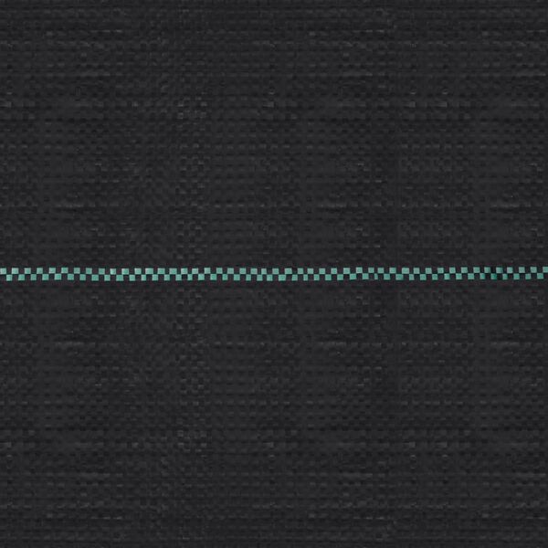 vidaXL umbrohumatt, must, 2 x 50 m, PP