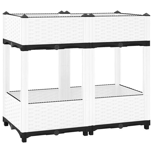 vidaXL taimelava, 80 x 40 x 71 cm, pol&uuml;prop&uuml;leen