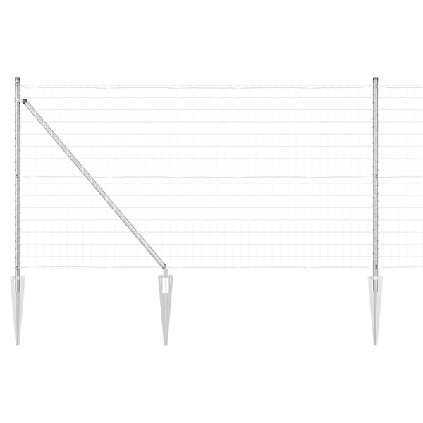 vidaXL Aed koos postiga H&otilde;bedane 1 x 10 m Teras